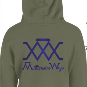 Women’s Millionaire Ways Crop Hoodie